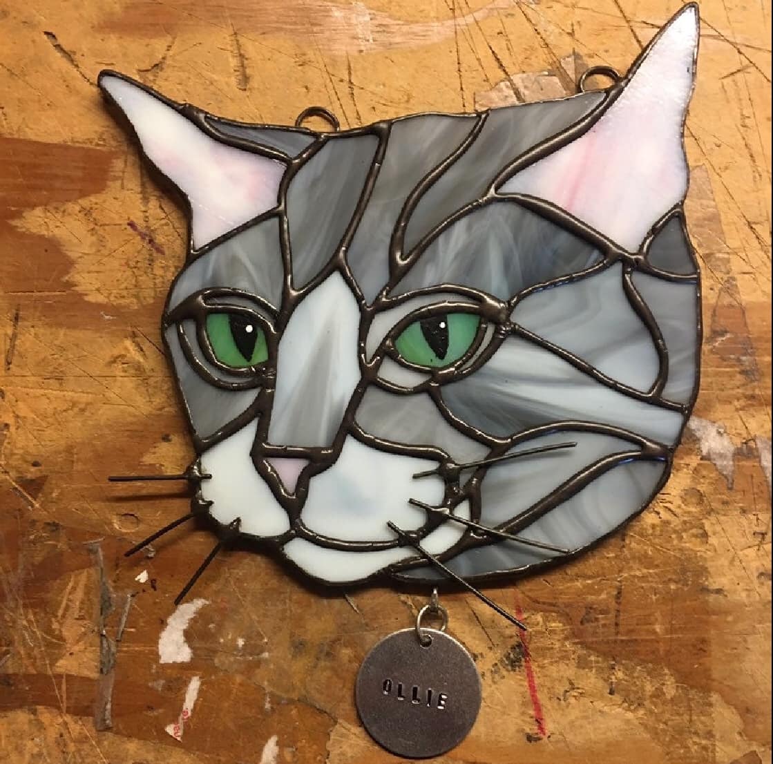 Stained Glass Pet Portrait From Photos