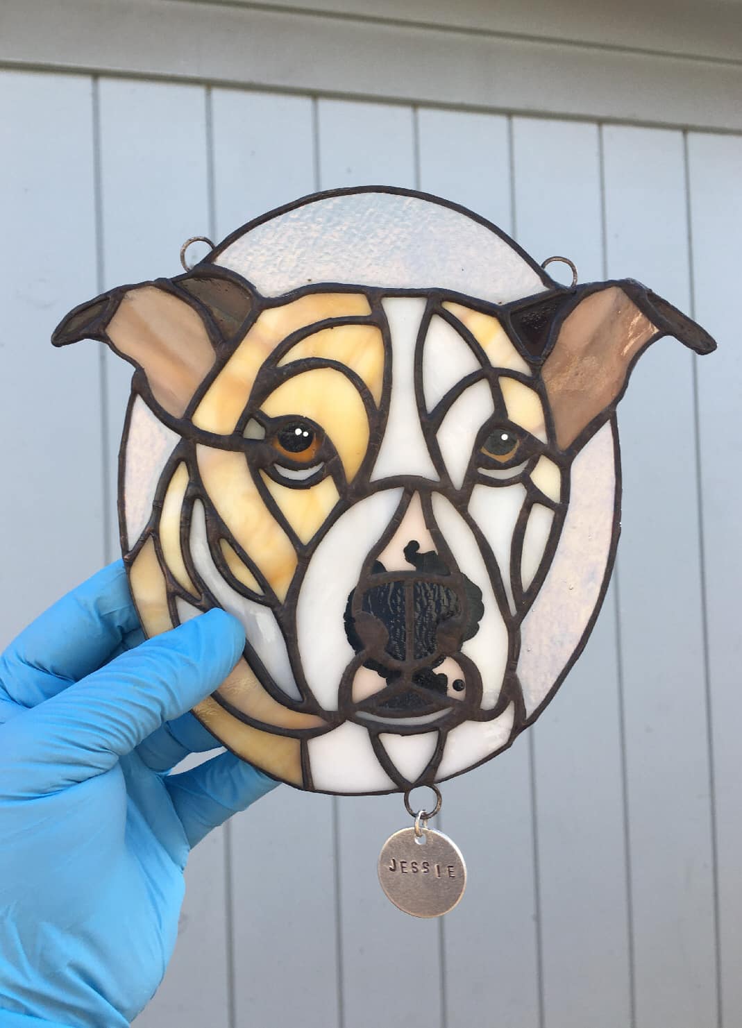 Stained Glass Pet Portrait From Photos