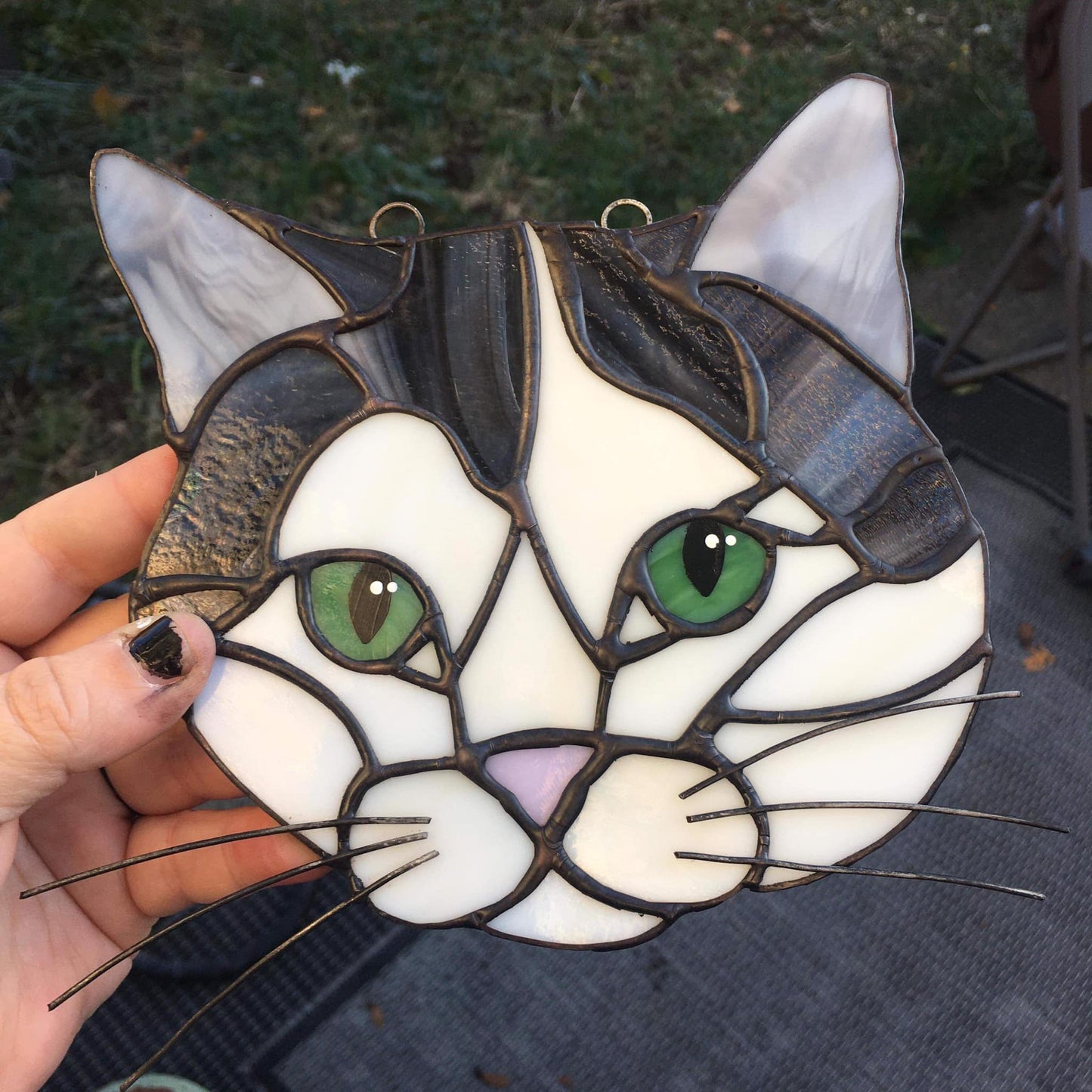 Stained Glass Pet Portrait From Photos