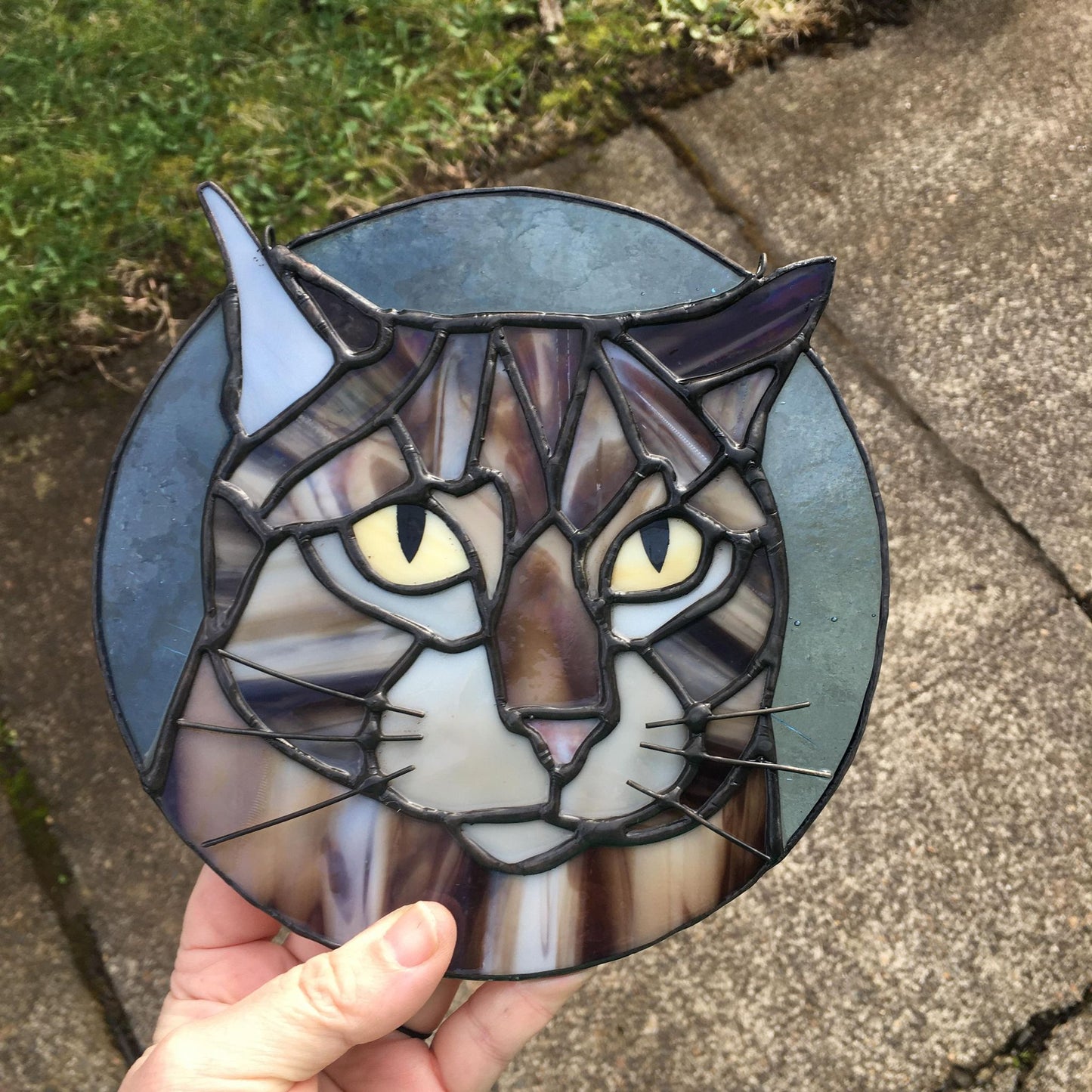 Custom Stained Glass Pet Portrait From Photos
