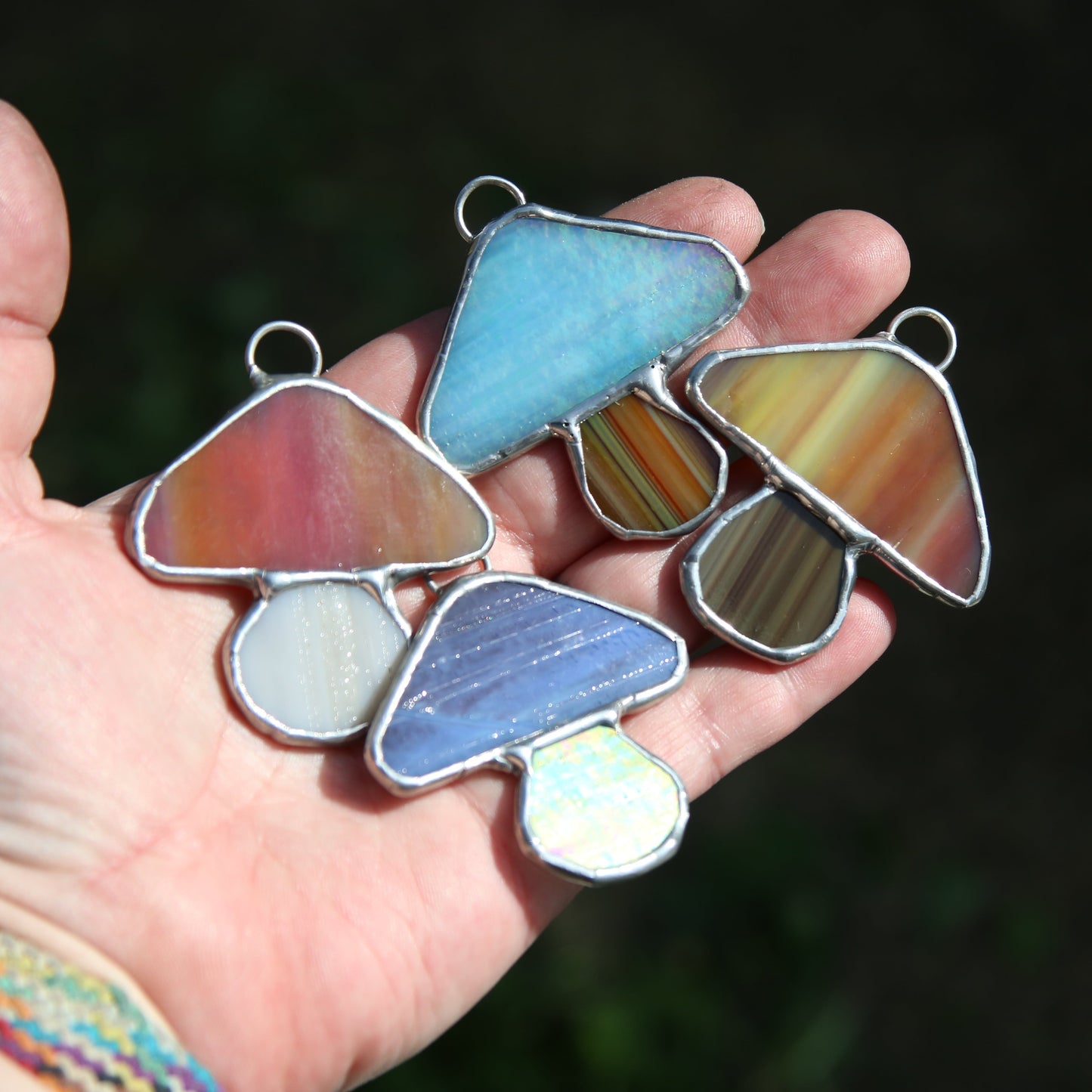 Mystery Mushroom - Stained Glass Suncatcher