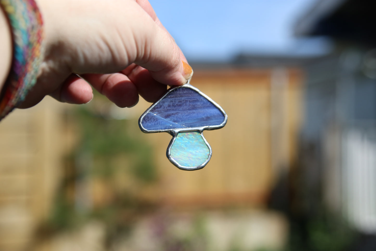 Mystery Mushroom - Stained Glass Suncatcher