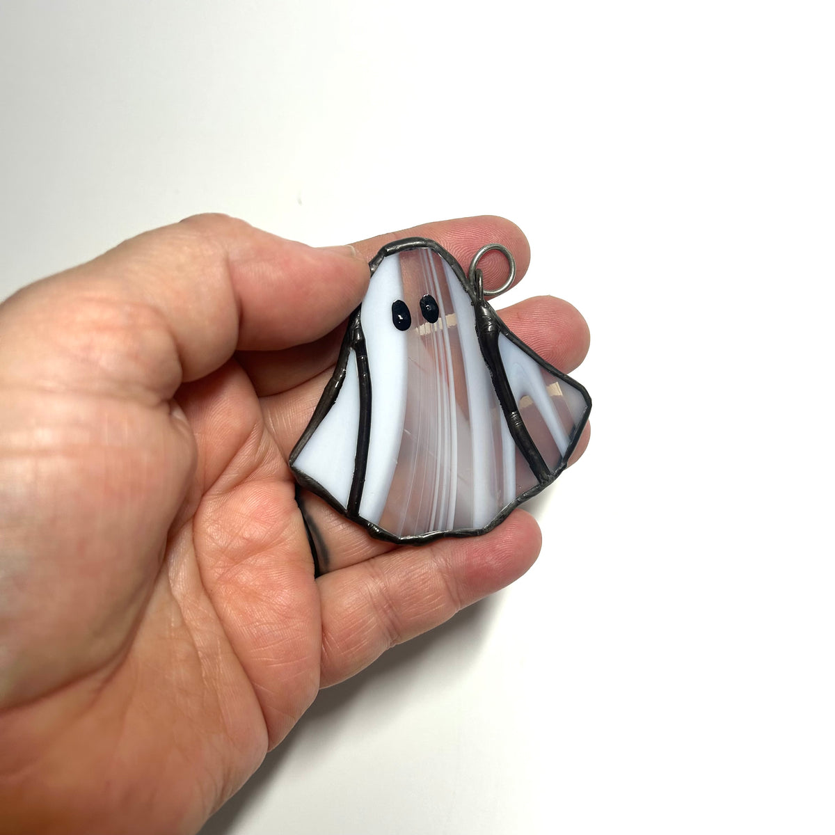 Tiny Stained Glass Ghost