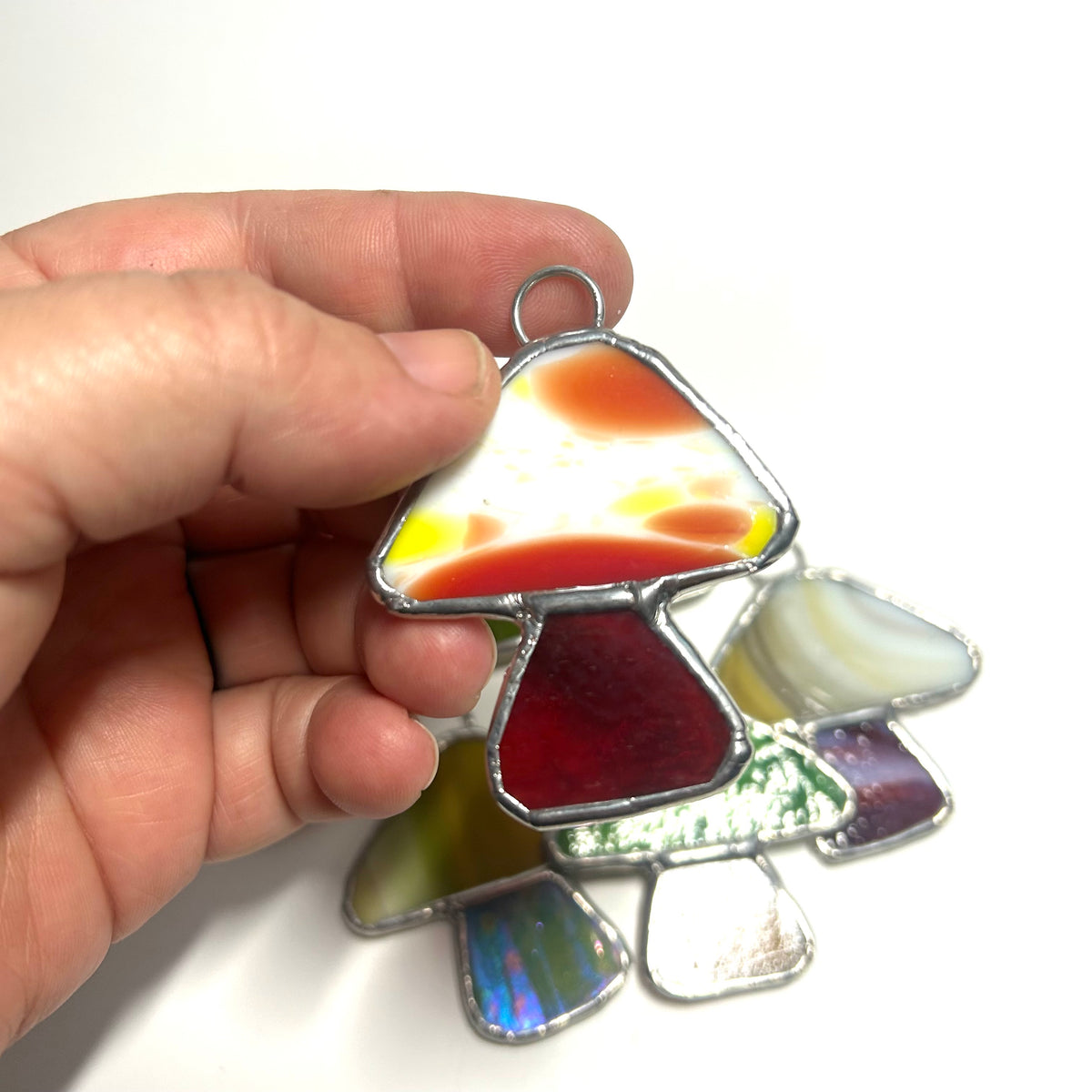 Mystery Mushroom - Stained Glass Suncatcher
