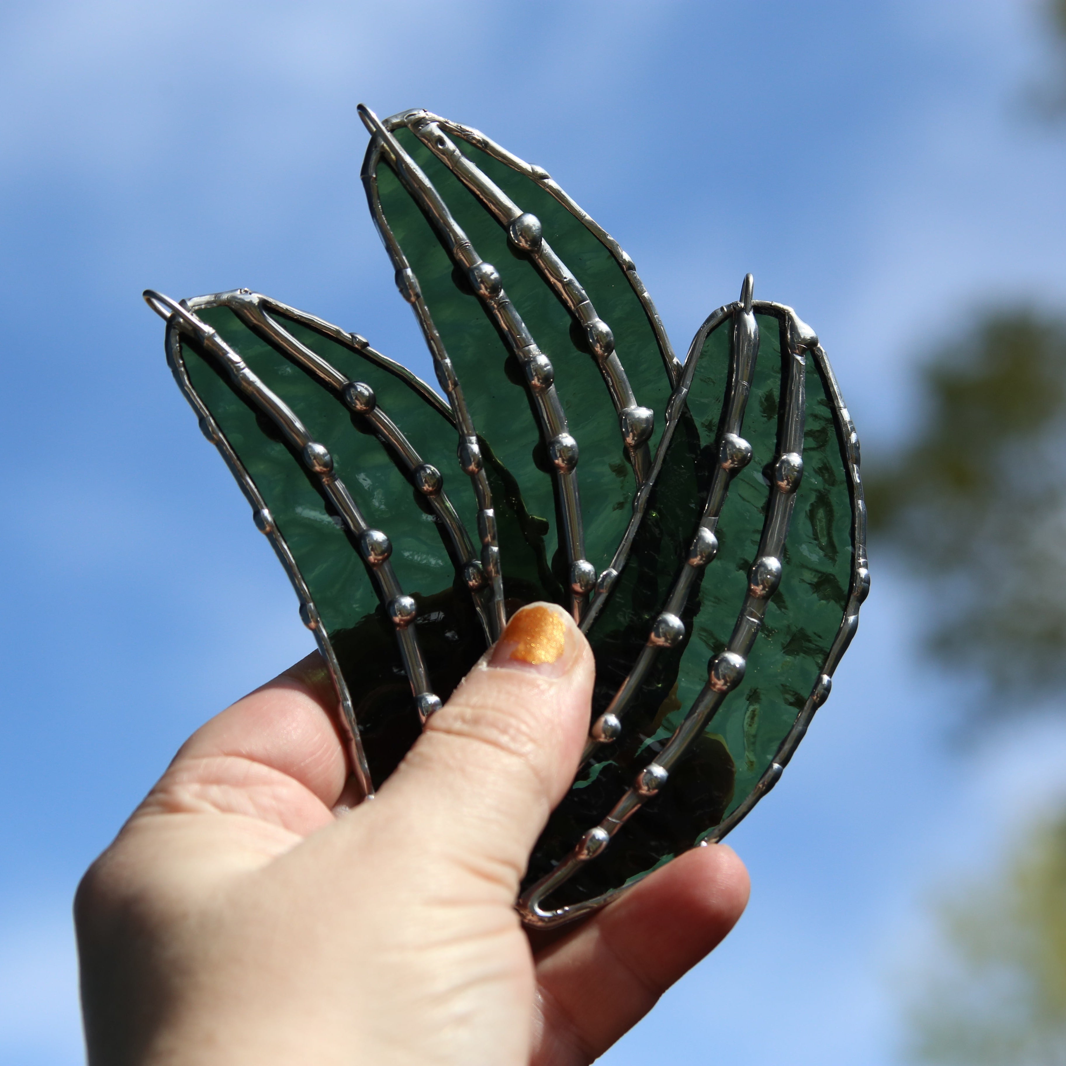Mystery Pickle Life Sized Pickle Suncatcher – The Salty Raccoon