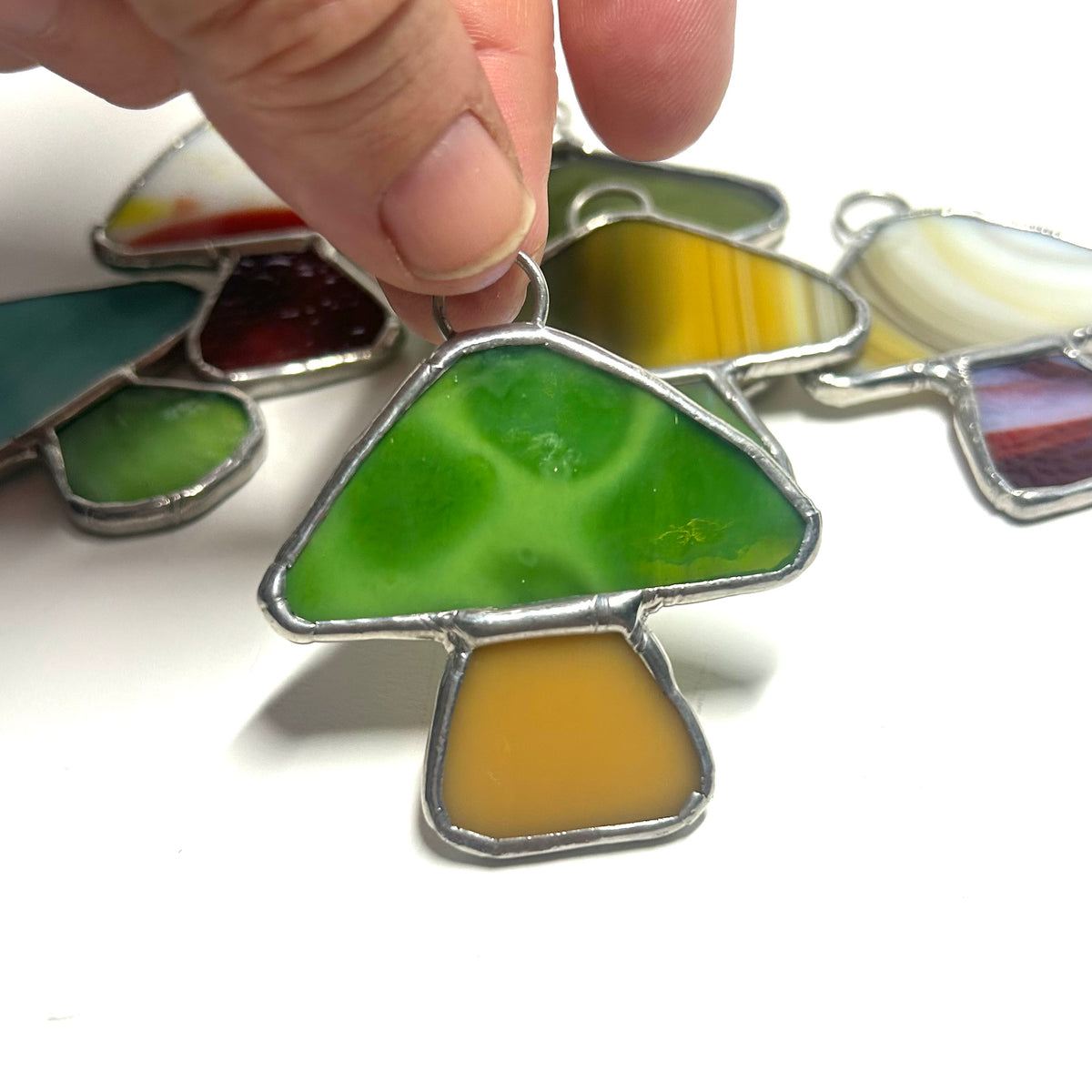 Mystery Mushroom - Stained Glass Suncatcher