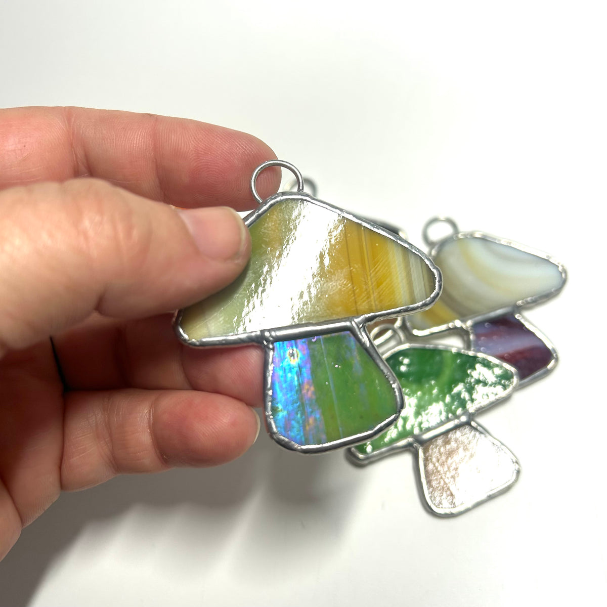 Mystery Mushroom - Stained Glass Suncatcher