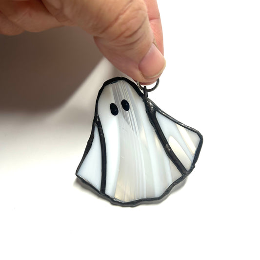 Tiny Stained Glass Ghost