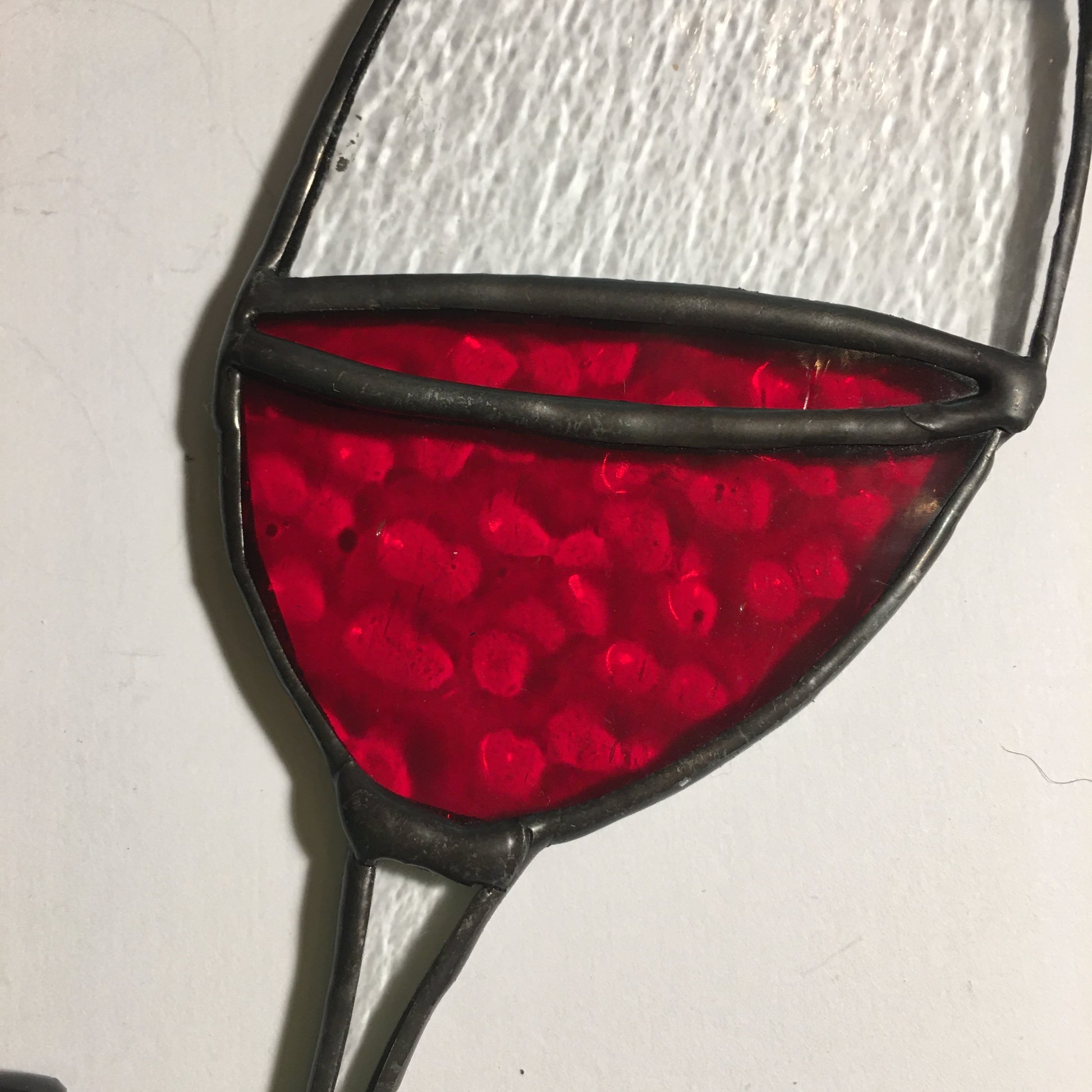 Wine Glass Stained Glass Suncatcher, Wine Decoration, Bar Decor